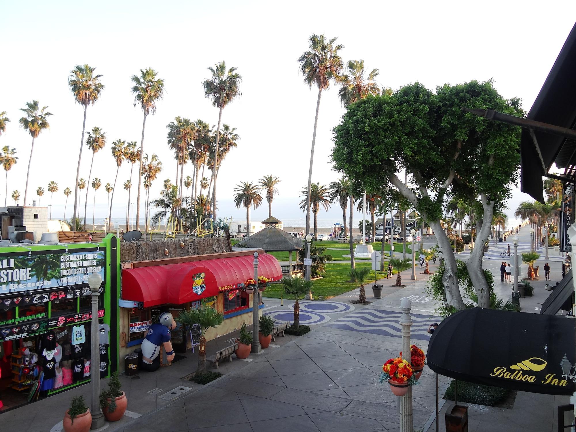 Balboa Inn, On The Beach At Newport Нюпорт Бийч Екстериор снимка